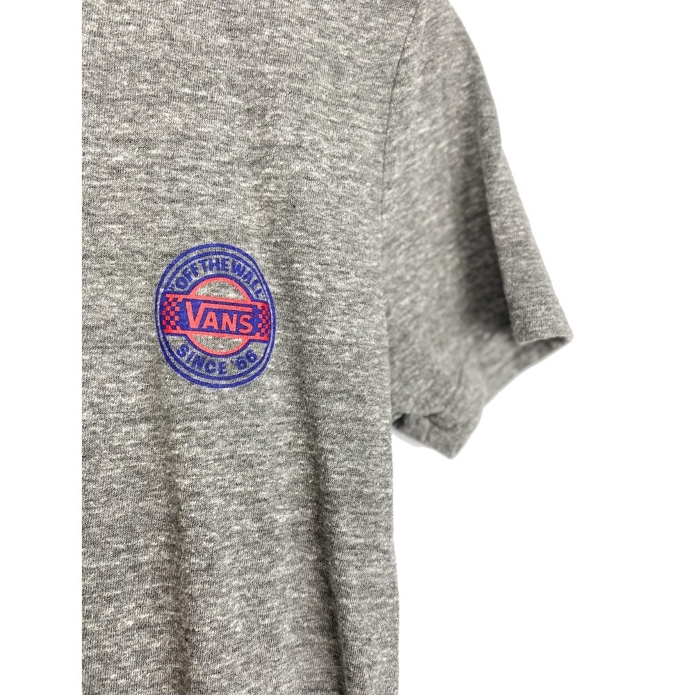 Vans Off The Wall Short Sleeve Graphic Logo Tee, Grey - Size S - Picture 4 of 7